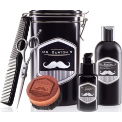 Bartpflegeset kaufen mit Bartöl, Bartkamm, Bartshampoo, Mr. Burton's Bartpflegeset Classic, Testsieger
